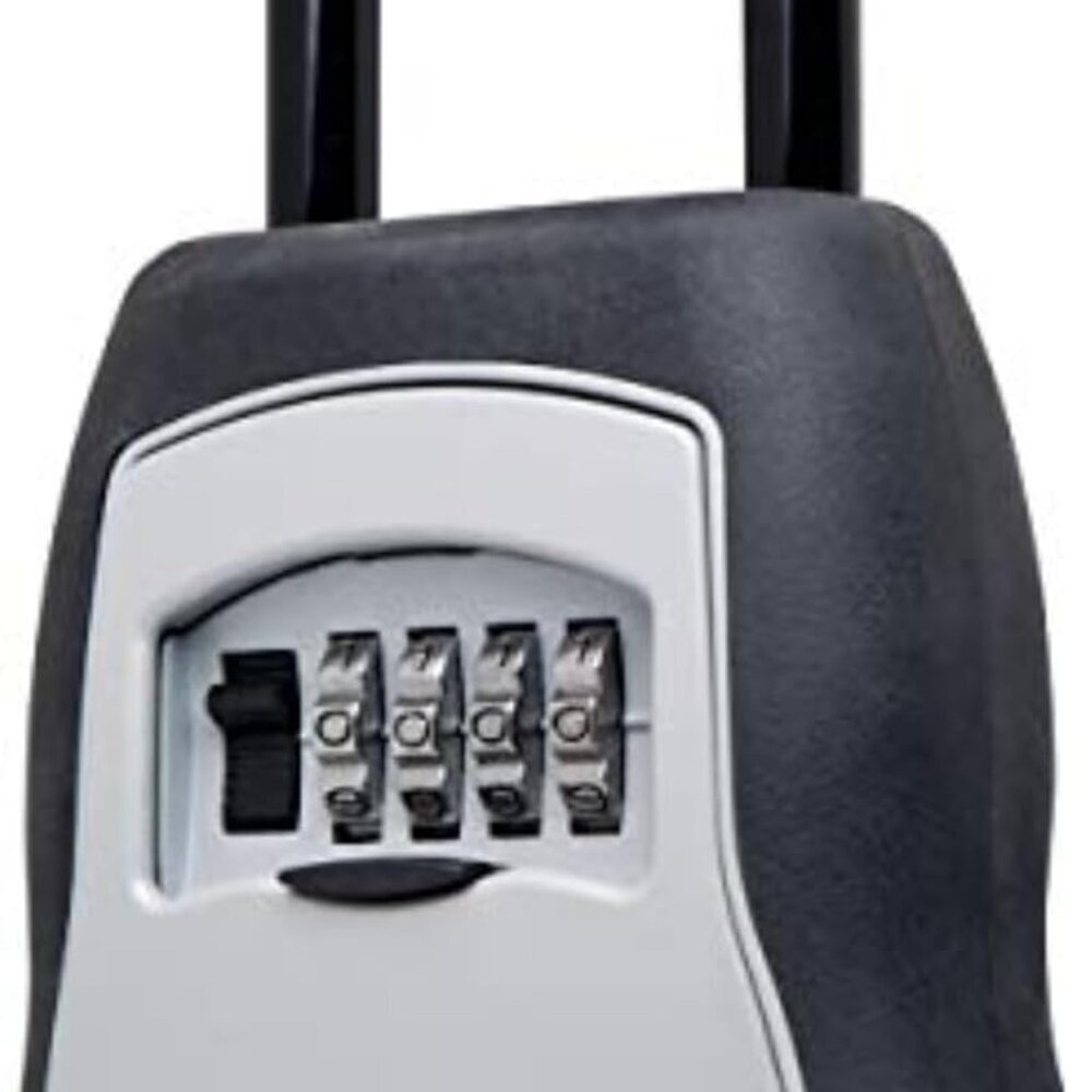 Key Lock Box, Outdoor Lock Box for House Keys, Portable Combination Lockbox Rese